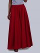 Women's 40 Inch Flared Palazzo - Maroon