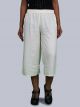 Women's Solid Culottes - Cream