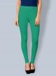 Cotton Ankle Leggings - Grass