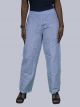 Women's Woven Straight Pant - Light Blue