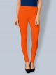 Cotton Chudidar Leggings - Orange