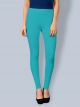 Cotton Ankle Leggings - Sea Green