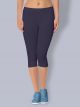 Cotton 3/4th Leggings - Dark Navy