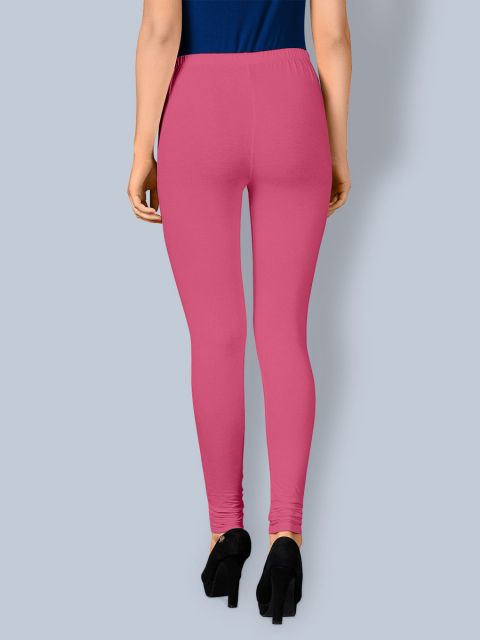 Cotton Chudidar Leggings - Blush Pink