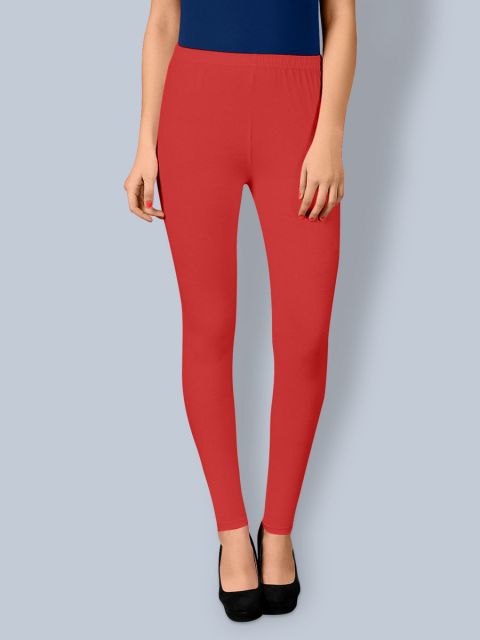 Cotton Ankle Leggings - Cherries