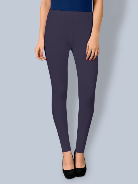 Cotton Ankle Leggings - Dark Navy