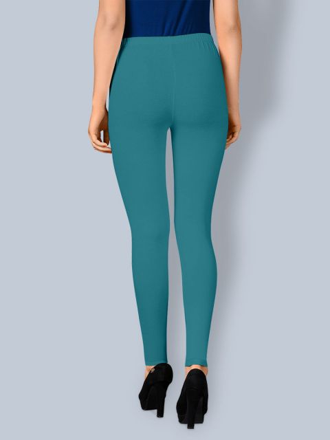 Cotton Ankle Leggings - Fern