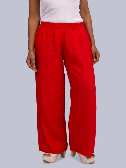 Women's Normal Ghera Palazzo - Red