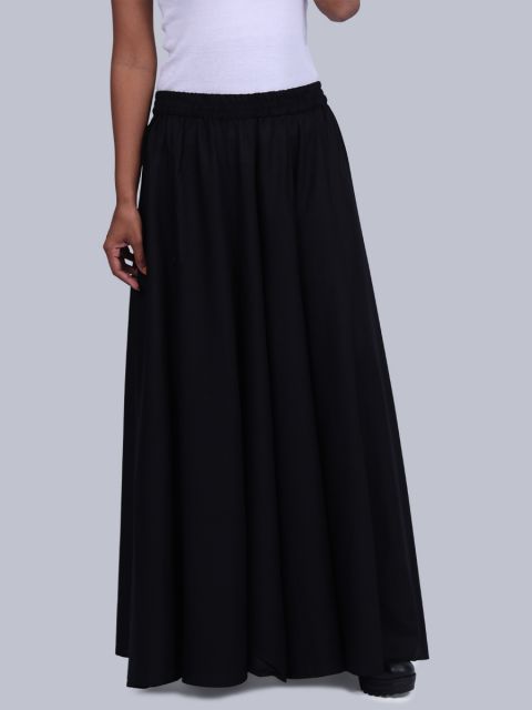 Women's 40 Inch Flared Palazzo - Black