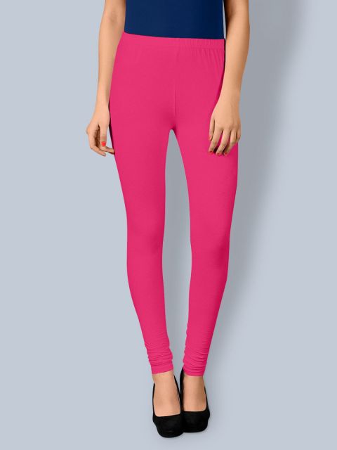 Cotton Chudidar Leggings - Fuscia