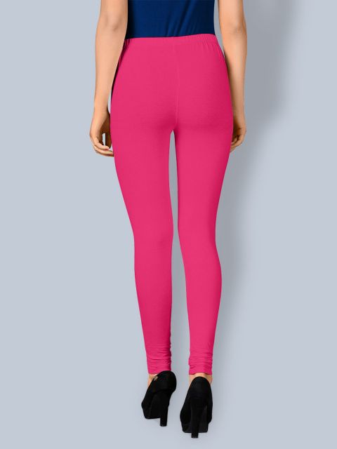 Cotton Chudidar Leggings - Fuscia