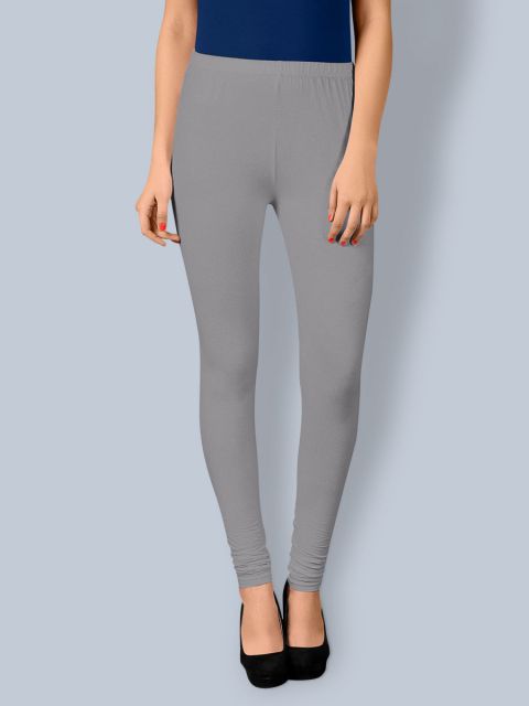 Cotton Chudidar Leggings - Grey