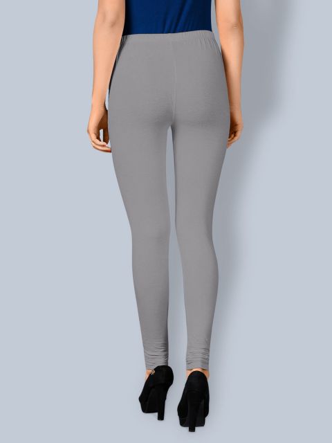 Cotton Chudidar Leggings - Grey