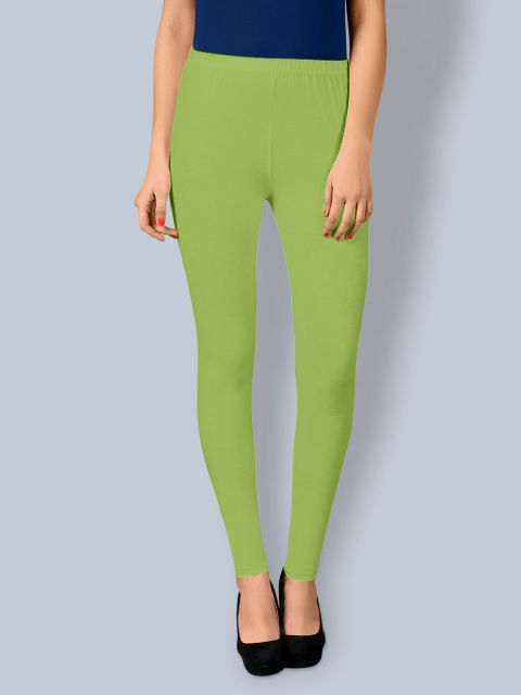 Cotton Ankle Leggings - Guava