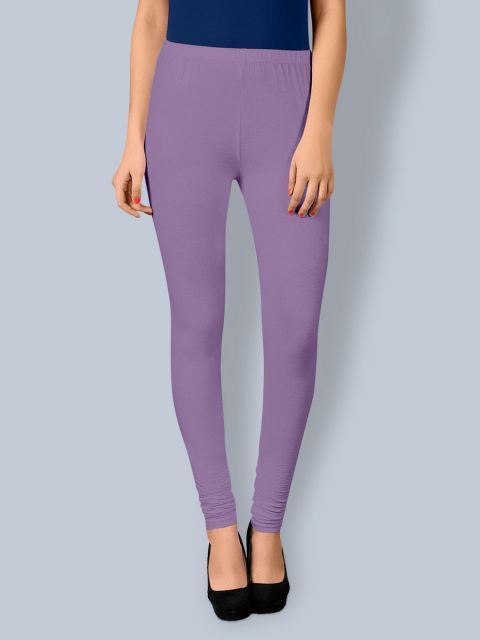 Cotton Chudidar Leggings -Lilac Beauty