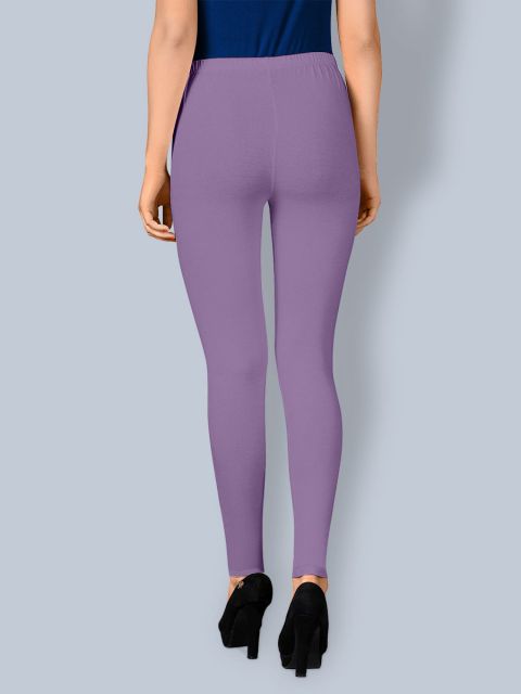 Cotton Ankle Leggings - Lilac Beauty