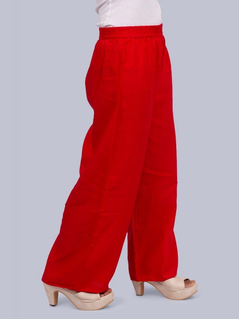 Women's Normal Ghera Palazzo - Red